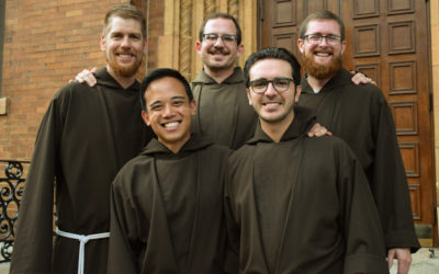 Five Friars Make Solemn Vows
